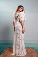 Vestido de Renda-OFF WHITE