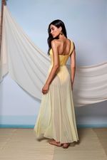 Saia Tule Godê Amarelo Sol
