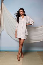 Conjunto Chemise e Saia Pareô Natural