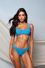 Top Base Larga Azul Turqueza