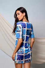 Vestido Curto Tule Mares