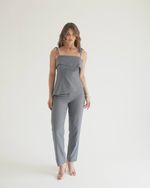 CALÇA ALFAIATARIA  MAIA CINZA 