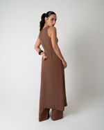 CONJUNTO ALFAIATARIA OLGA MARROM 