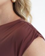 BLUSA POLIAMIDA HELENA MARROM