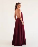 VESTIDO LONGO GAYA VINHO