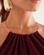 VESTIDO LONGO GAYA VINHO