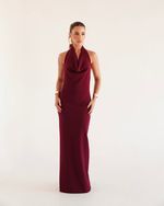 VESTIDO DEGAGÊ ZOE VINHO