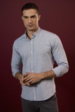 CAMISA OXFORD DE MANGA LONGA