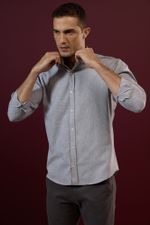 CAMISA OXFORD DE MANGA LONGA