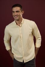 CAMISA OXFORD DE MANGA LONGA