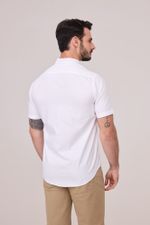 CAMISA OXFORD DE MANGA CURTA