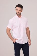 CAMISA OXFORD DE MANGA CURTA