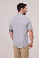 CAMISA OXFORD DE MANGA CURTA