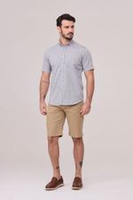 CAMISA OXFORD DE MANGA CURTA
