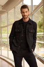 OVERSHIRT SUEDE