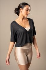 Blusa Linho Sieg	- Preto