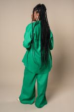 Calça Dresden, 100% linho - Leaf Green