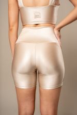 Short Muskeln Lenatex Acetinado - Pérola