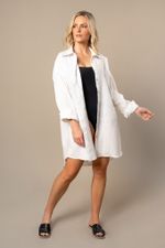 Camisa Munique, 100% linho - Natural