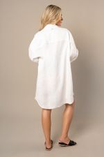 Camisa Munique, 100% linho - Natural