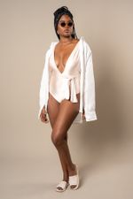 Camisa Munique, 100% linho - Natural