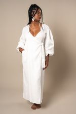 Vestido Essen, 100% linho - Branco
