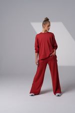 Moletom Modal Oversized Aura - Terracota