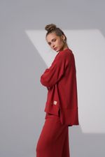 Moletom Modal Oversized Aura - Terracota