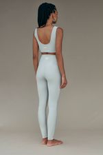 Legging Eleganz Canelado - Cinza