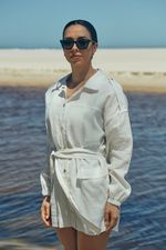 Parka 100% linho - Natural
