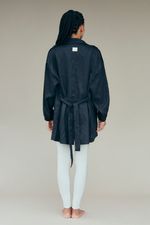 Parka 100% linho - Preto