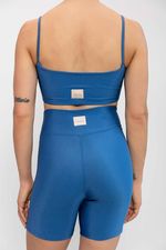 New top emergie Canelado - Azul