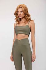 New Top Emergie Canelado - Verde Matte