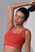 Top Cropped Stilvol  - Pumpkin