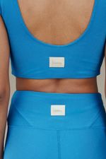 Top Stilvol Canelado - Azul