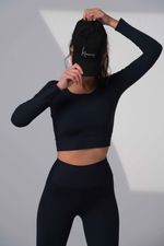 Top Cropped Eleganz - Preto