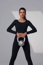 Top Cropped Eleganz - Preto