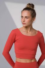 Top Cropped Eleganz - Pumpkin