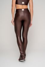 Legging Flare Acetinada - Espresso