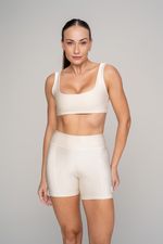 Short Minimal Canelado - Off White