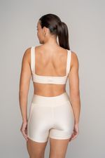 Short Minimal Canelado - Off White