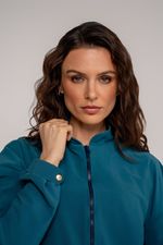  Jaqueta Soft Touch   - Esmeralda