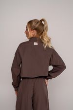Blusa Corta Vento Trace - Marrom Siena 