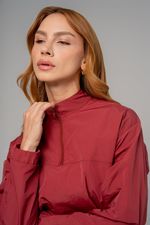 Blusa corta vento trace  - Merlot