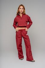 Blusa corta vento trace  - Merlot