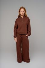 Calça de Moletom New Kim   - Marrom 