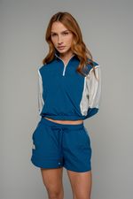 Nova Blusa Trace - Azul Petróleo