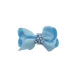 Presilha de Cabelo Bebê de Laço com Pérolas 