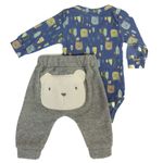 CONJUNTO BEBÊ MENINO BODY E CALÇA ESTAMPA  URSINHOS