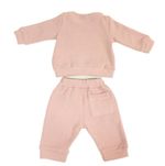 CONJUNTO BEBÊ MENINA DE FRIO COM BORDADO DE MAÇÃ